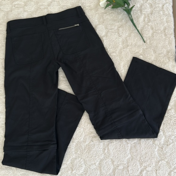 Prana Black Pants - Convertible Shorts, Size 2 - Picture 11 of 13